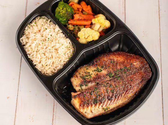 Filé de Tilápia com Arroz